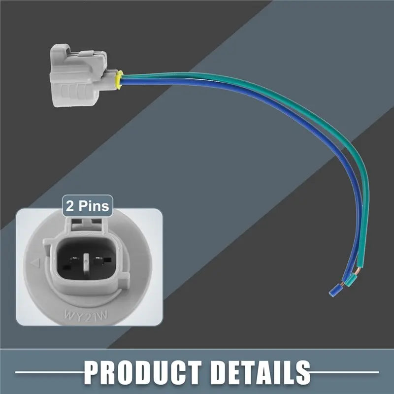 Turn signal socket with lead and 2 pin plug detail