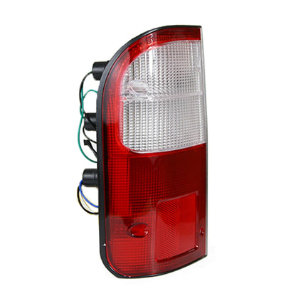 Side view of aftermarket Hilux tail light with wiring