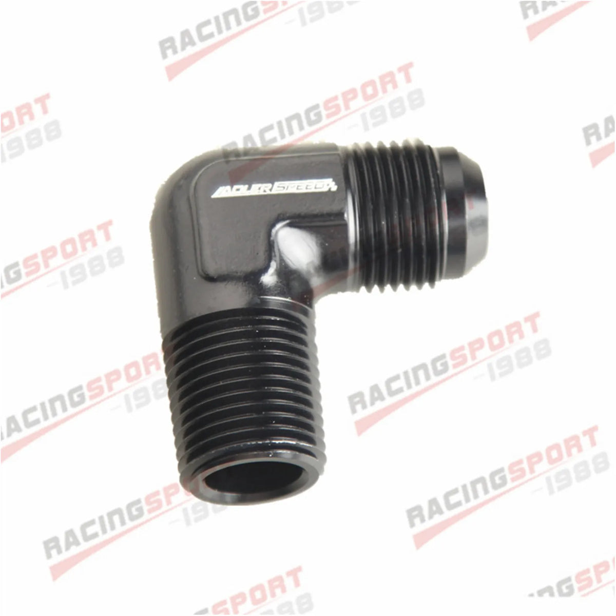 AN3 AN4 AN6 AN8 AN10 AN12 Male Flare To 1/8" 1/4" 3/8" NPT Adapter 90 Degree Tube Hose Fitting Tuck's Performance