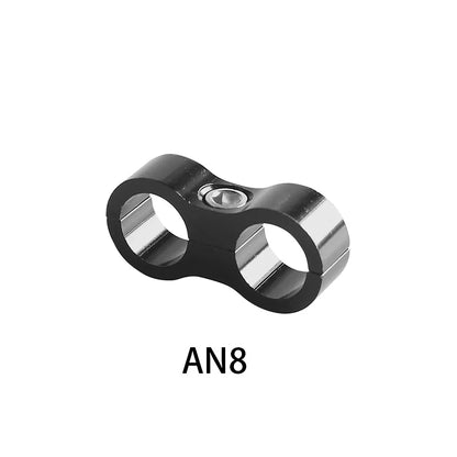 Universal AN4 AN6 AN8 AN10 Billet Oil Fuel Water Hose Tube Seprator Divider Clamp aluminum line separator Kit Tuck's Performance