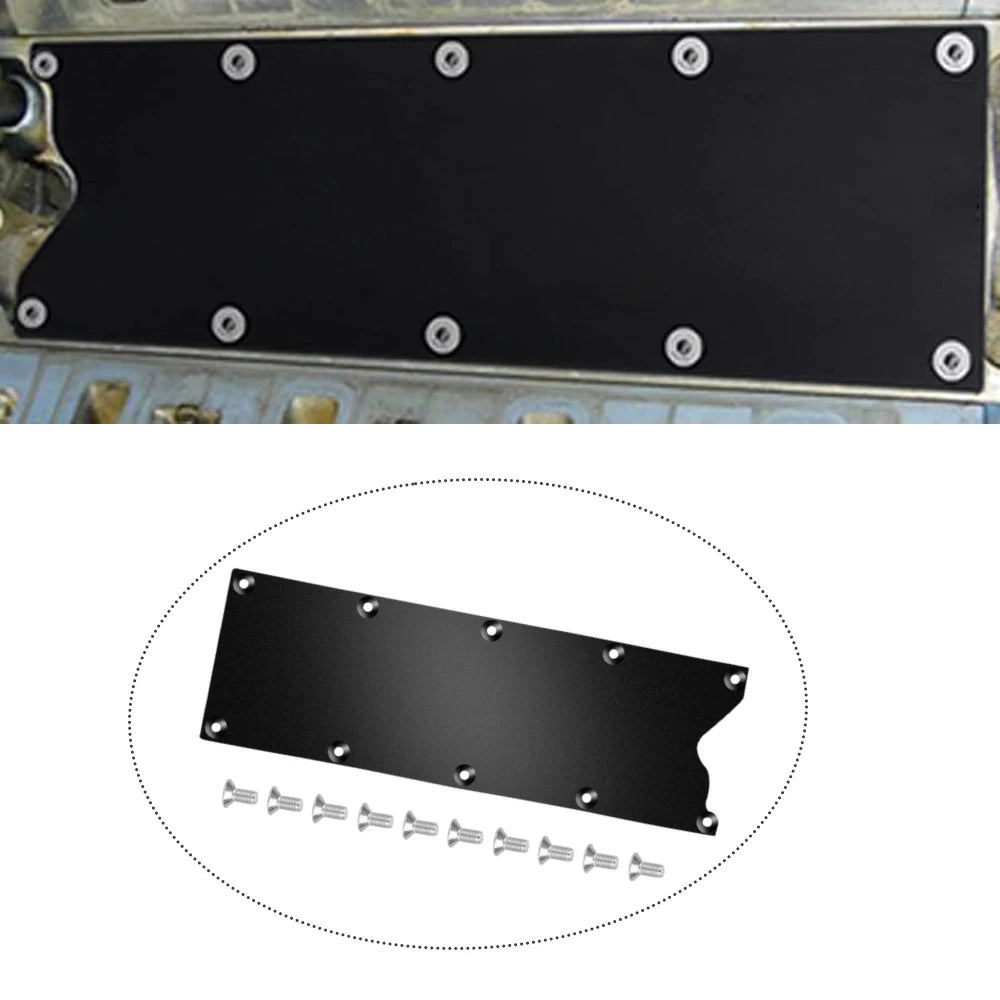 Engine Blocks Billet Valley Pan Cover Plate Cover Plate for LS Gen 3 Billet Aluminum LSX LS1 LM7 LR4 LQ4 LS6 L59 LQ9 LM4 L33 Tuck's Performance