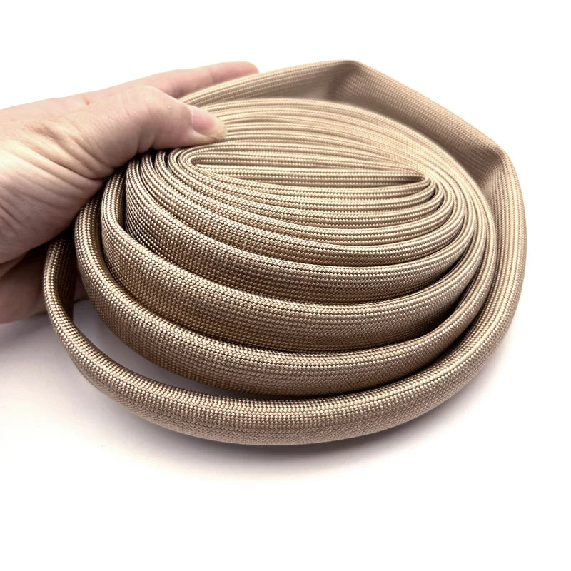800°C High Temp Fiberglass Sleeve - Heat Resistant, Insulation, Wire Protection - Multi Size ID 2.5/3/4/5/6/8/10/12/14/16/20mm Tuck's Performance