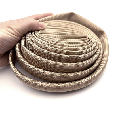 800°C High Temp Fiberglass Sleeve - Heat Resistant, Insulation, Wire Protection - Multi Size ID 2.5/3/4/5/6/8/10/12/14/16/20mm Tuck's Performance