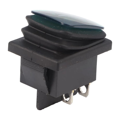 Power Switch Switch Rocker Switch Waterproof Green KCD4 LED Waterproof Rocker With Light 12V/24V/220V Auto Parts Tuck's Performance