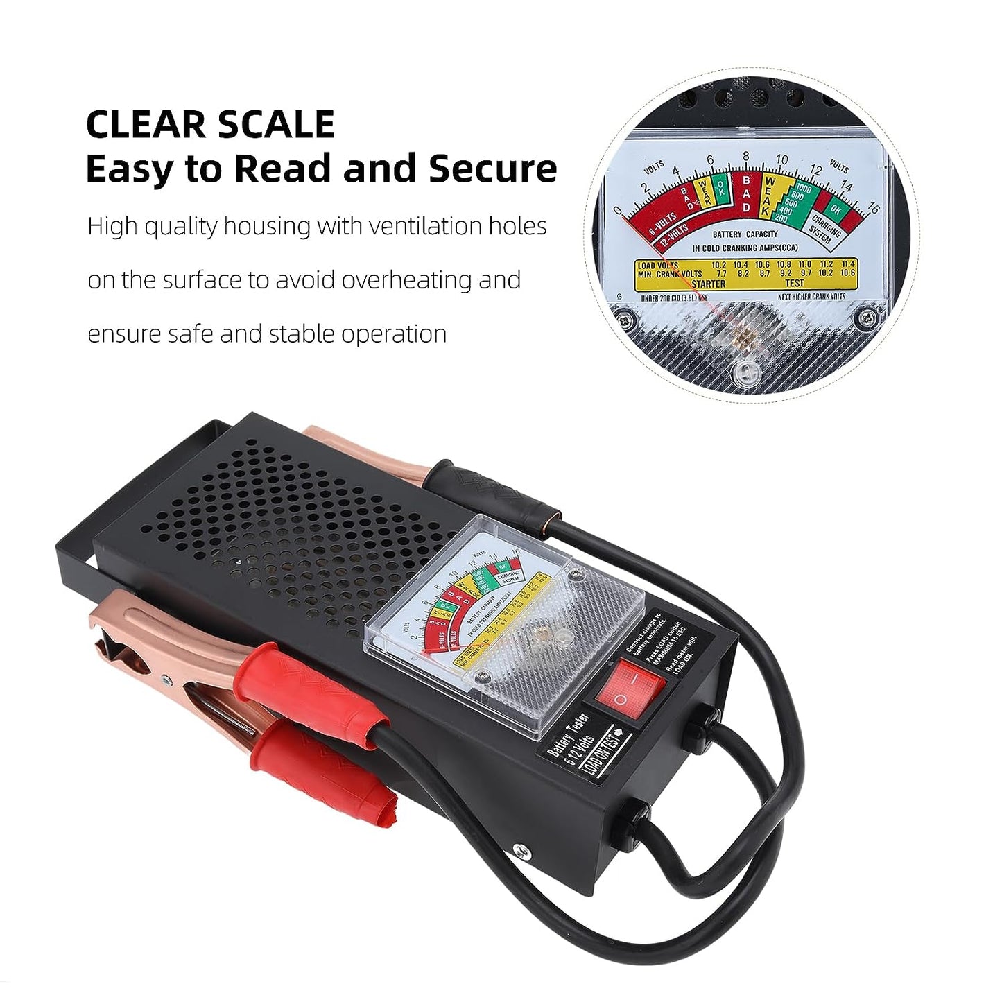 BT-100 6V/12V Automotive Battery Load Tester - product image 7