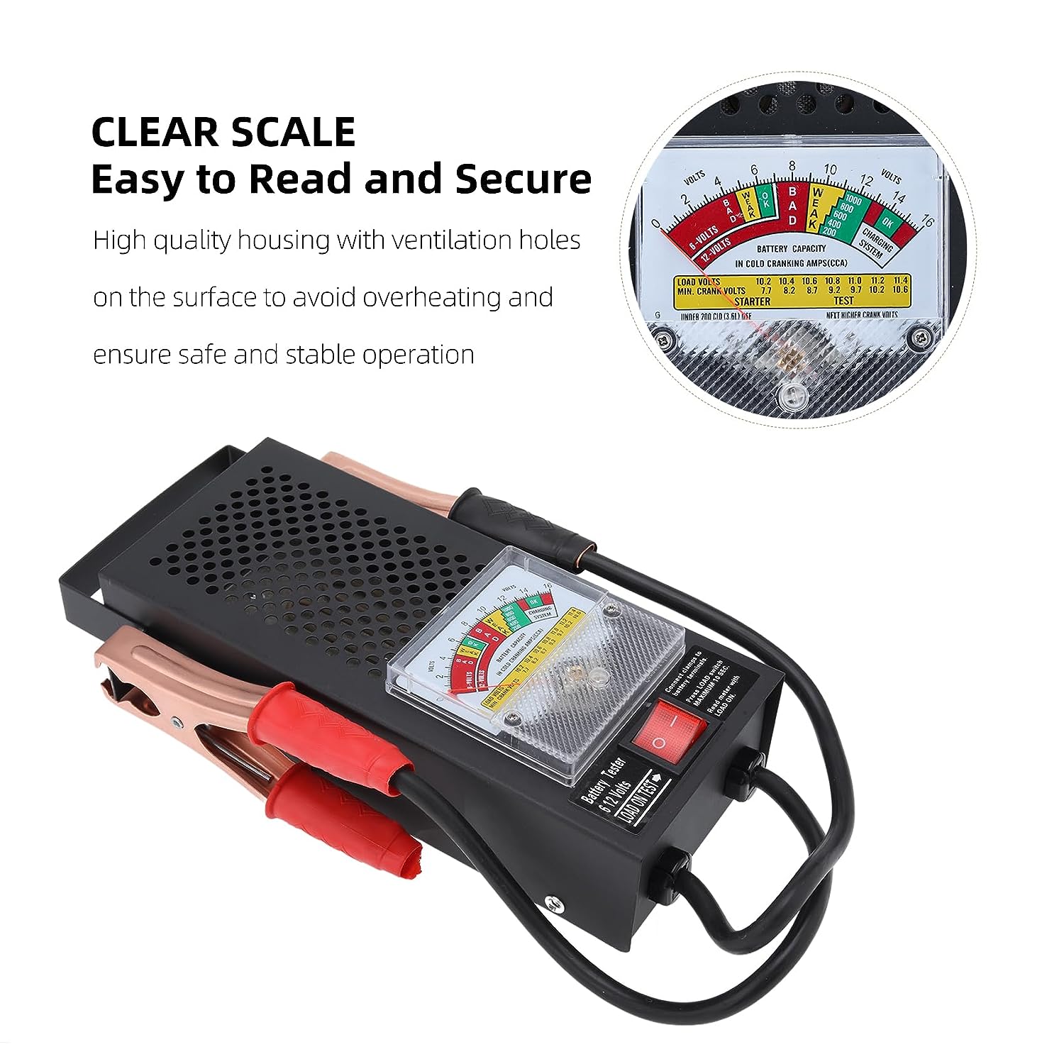 BT-100 6V/12V Automotive Battery Load Tester - product image 7
