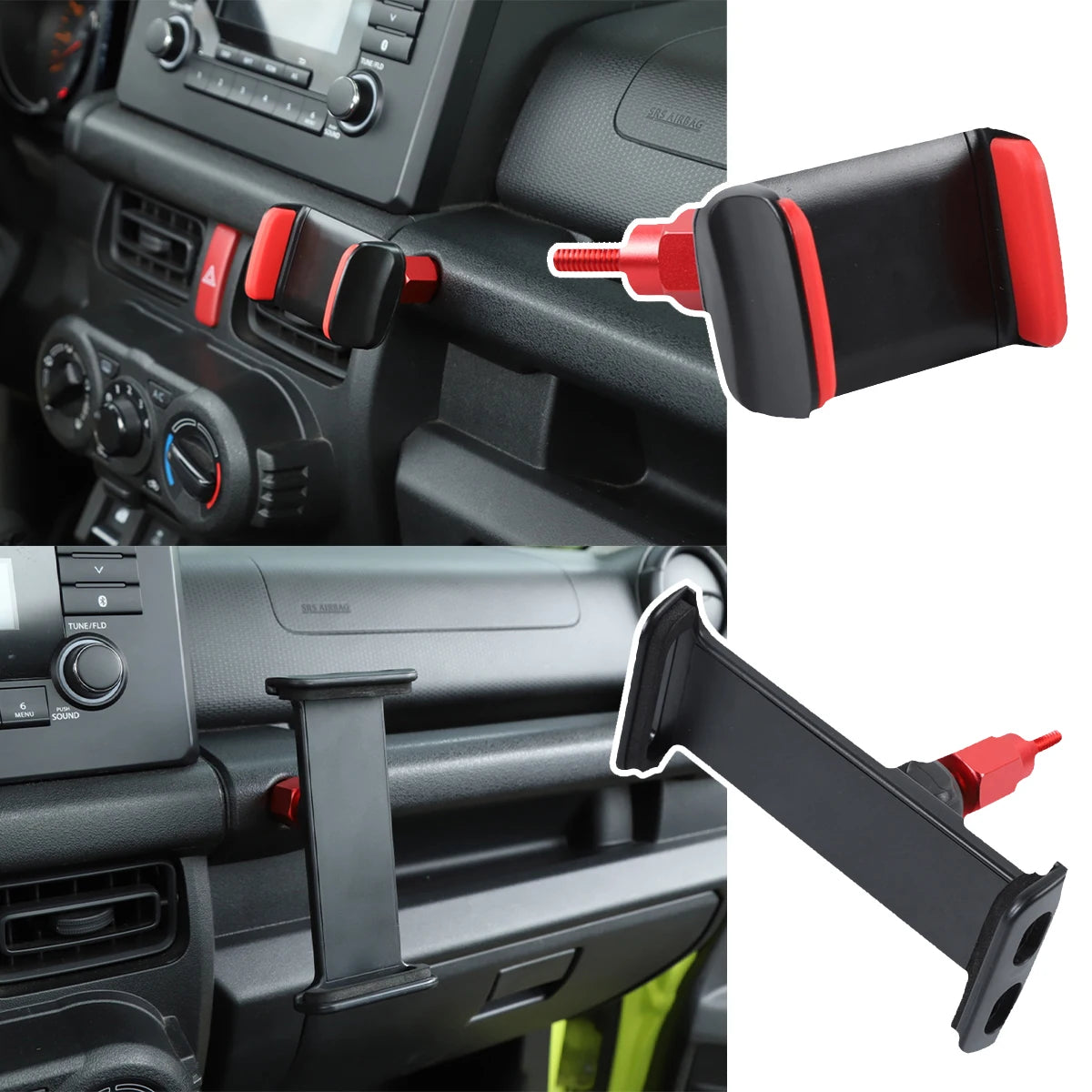 Suzuki Jimny phone and tablet holder