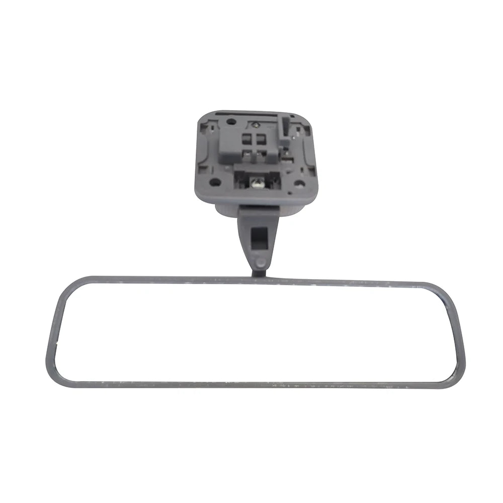 Interior rear view mirror rear and mounting base
