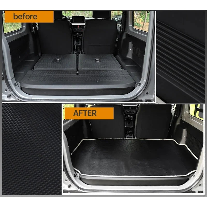 Jimny boot liner fitted