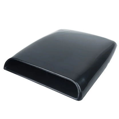 Black universal ABS bonnet scoop side view