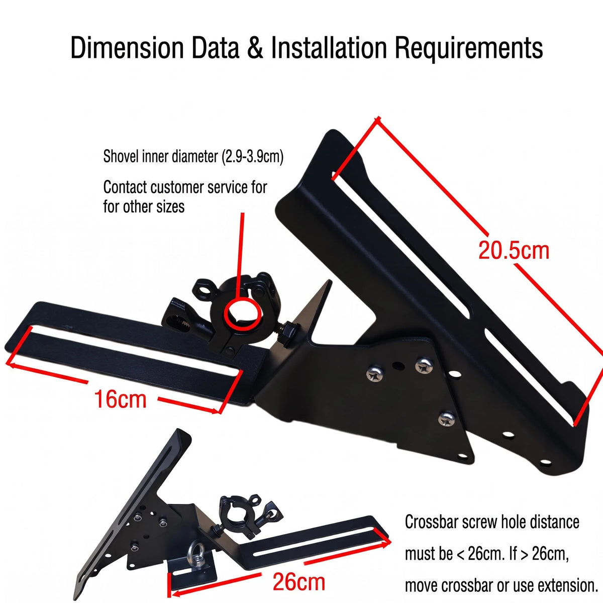 Vehicle Recovery Board Side Mounts Traction Boards Mounting Kit Rescue Sand Board Platform Shovel Bracket Retrofit Accessories Tuck's Performance