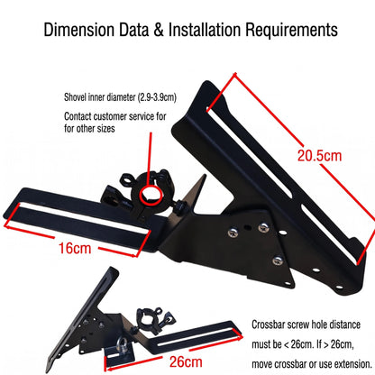 Vehicle Recovery Board Side Mounts Traction Boards Mounting Kit Rescue Sand Board Platform Shovel Bracket Retrofit Accessories Tuck's Performance
