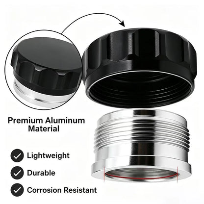 OD 1" ,1.5" ,2" Aluminum Weld Bung And Cap Fuel Surge Tank Cap Oil Water Tank & Radiator & Coolant Reservoir Caps Tuck's Performance