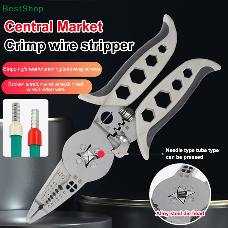 Multi-Function Wire Stripper & Crimping Pliers - product image 3