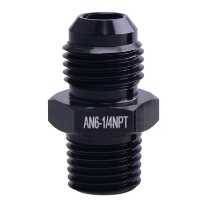 Universal Male 6AN AN6 to M10 M12x1.25/1.5, AN6 TO m16 M14x1.5, AN6 TO 1/4 3/8 1/2 npt Metric straight fitting Tuck's Performance