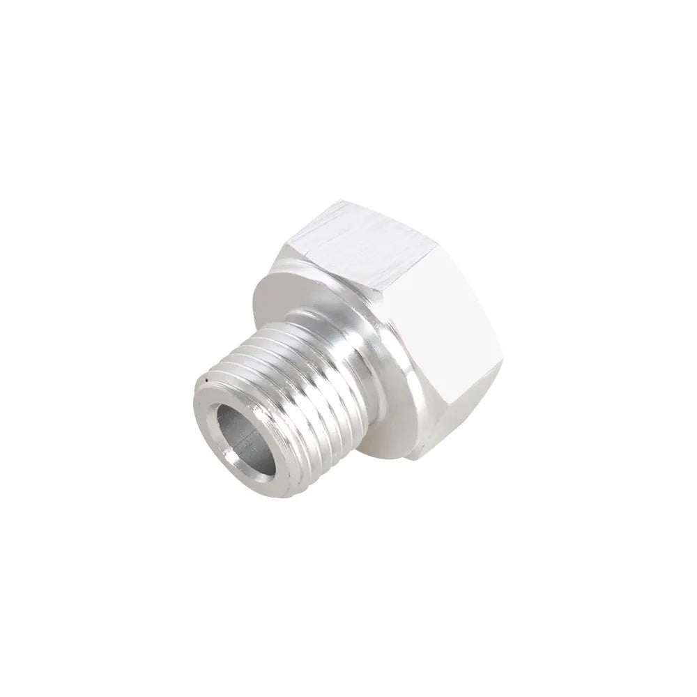 LS Engine Swap Male M16x1.5 or  M12x1.5 Female 1/8 NPT Aluminum Oil Pressure Sensor Adapter Connector With Gasket Silver Tuck's Performance