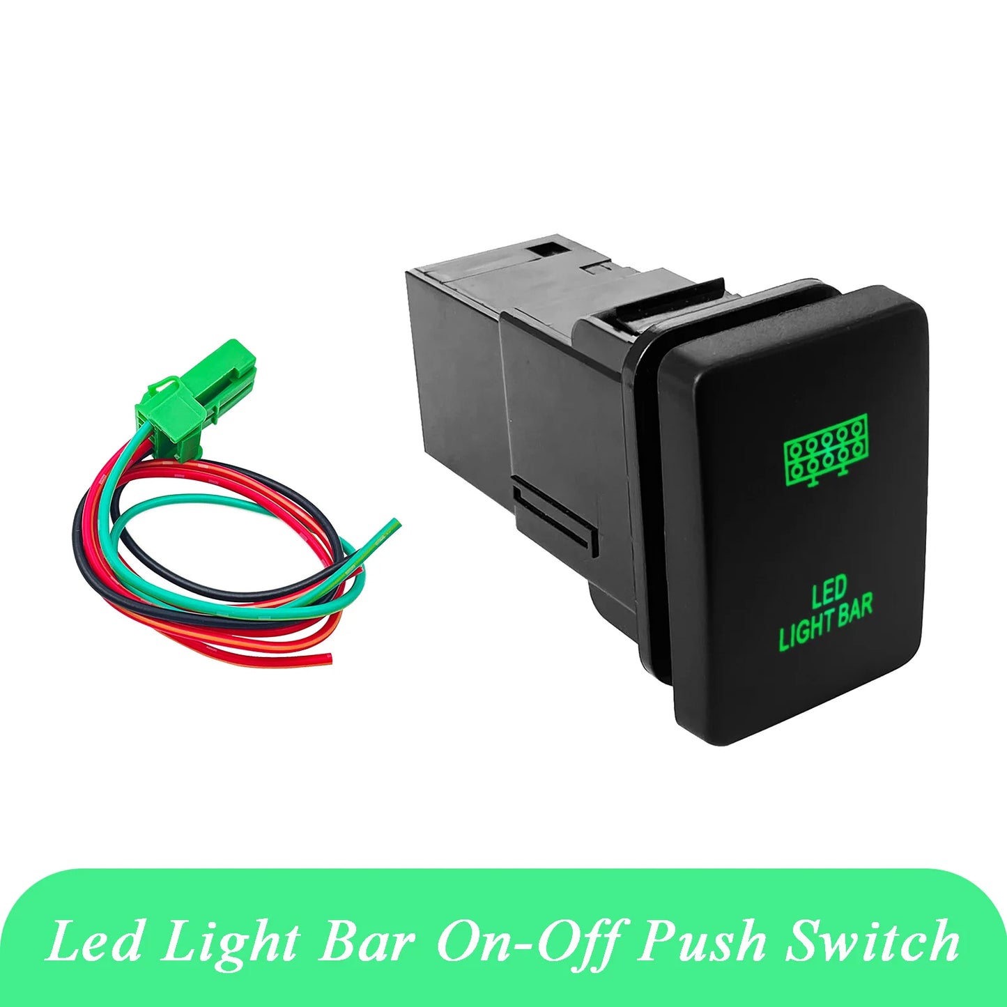 Green Led Push Switch for Toyota  Hilux N80