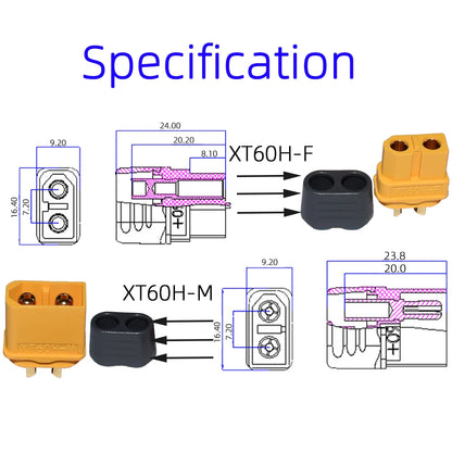 XT60H Connector Plug Set for 12V Power Leads product view 8