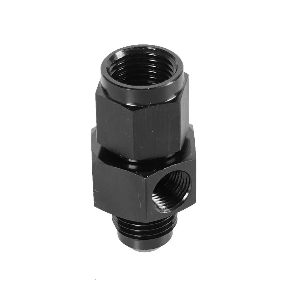1PC Fuel Pressure Take Off Fitting AN6/AN8/AN10/AN12 Male to Female 1/8 NPT Swivel Joint Connection Gauge Port Hose Adapters Tuck's Performance