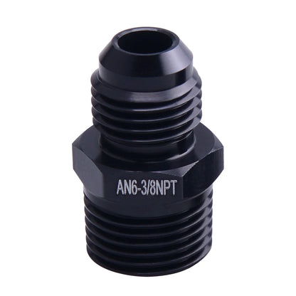 Universal Male 6AN AN6 to M10 M12x1.25/1.5, AN6 TO m16 M14x1.5, AN6 TO 1/4 3/8 1/2 npt Metric straight fitting Tuck's Performance