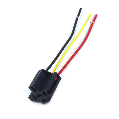 40A 80A 4 5 Pin Automotive Relay Socket Harness Connector  Relay Base Seat for 12V 24V 4Pin 5Pin Auto Relay Tuck's Performance