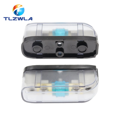 1Set Car Audio Auto Mini ANL AFS Car Fuse Holder Block with Fuse 20A 30A 40A 50A 60A 80A 100A 150A 200 MINI ANL 32V Good Quality Tuck's Performance