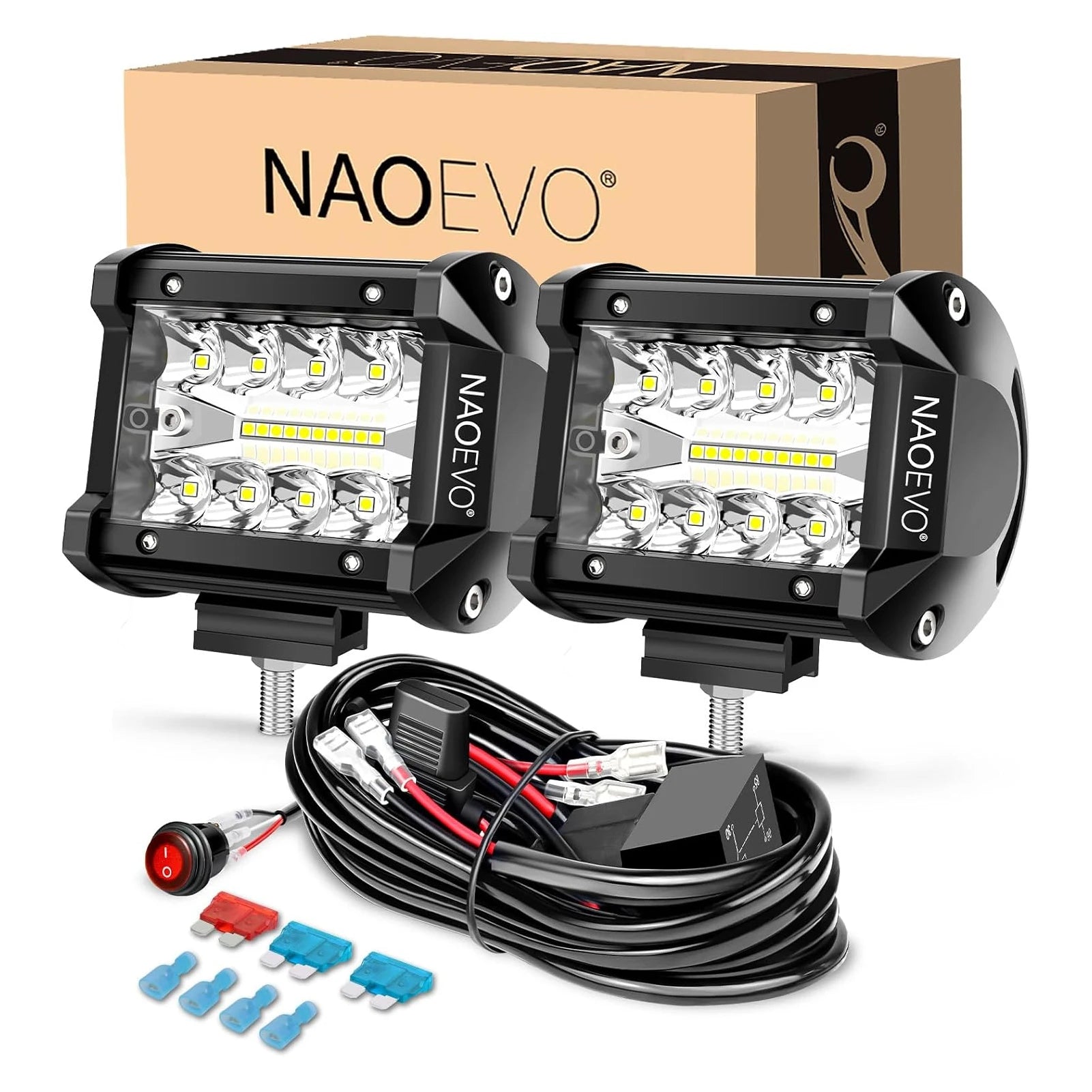 4 Inch 60W LED Pod Work Lights Pair product image 1