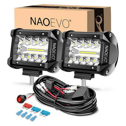 4 Inch 60W LED Pod Work Lights Pair product image 1