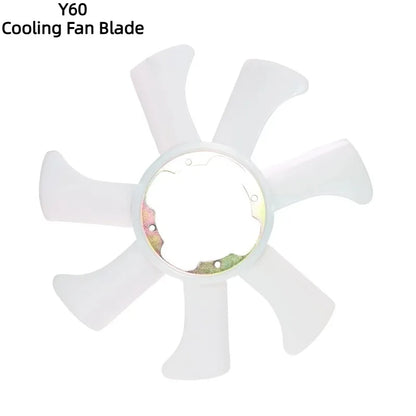 Cooling Fan Blades for Nissan Patrol Y60, SAFARi Y60, Nissan Navara D22, QD32, TD27, Patrol Y60 GQ, TD42, TB42E, TB42S, RD28. Tuck's Performance