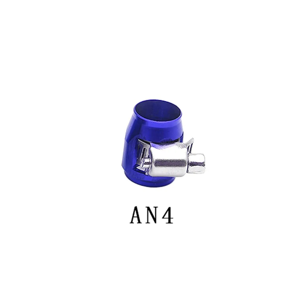 Fuel Line Hose Finisher AN4/AN6/AN8/AN10/AN12 Clamp Finisher Aluminum Car Modification Accessories Tuck's Performance