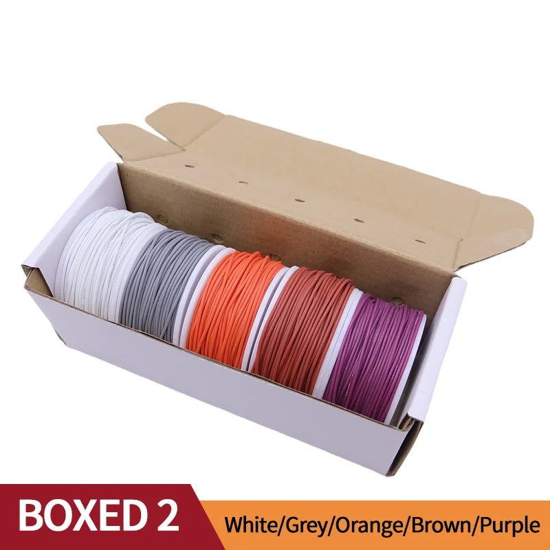 5 Colour Tinned Copper Silicone Wire Kit – 20AWG to 30AWG - product image 20