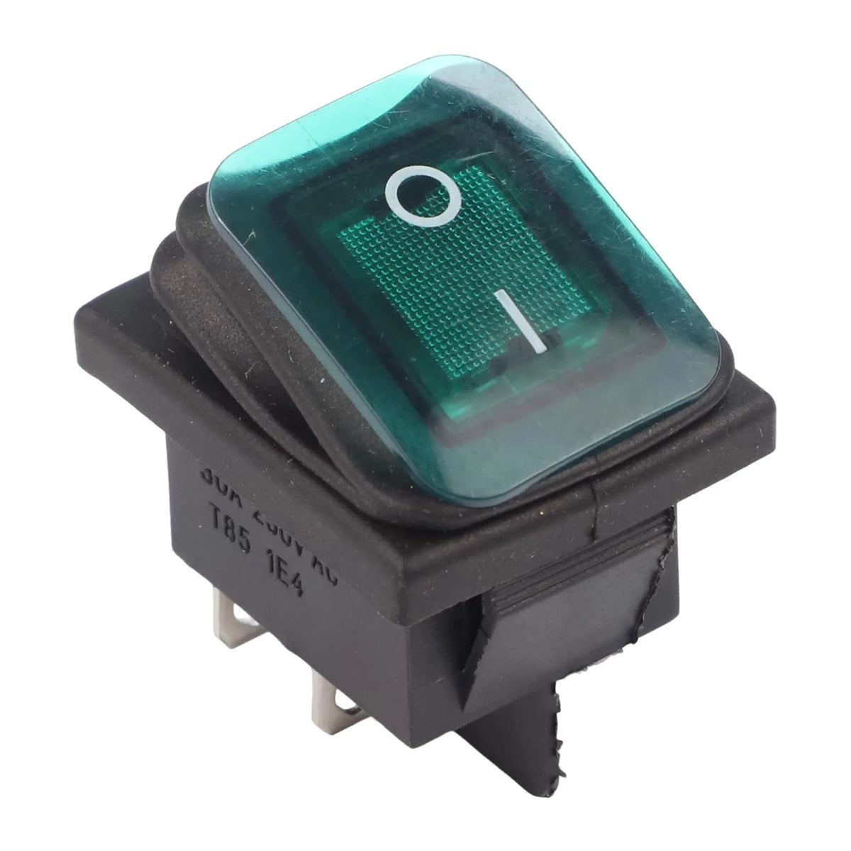 Power Switch Switch Rocker Switch Waterproof Green KCD4 LED Waterproof Rocker With Light 12V/24V/220V Auto Parts Tuck's Performance
