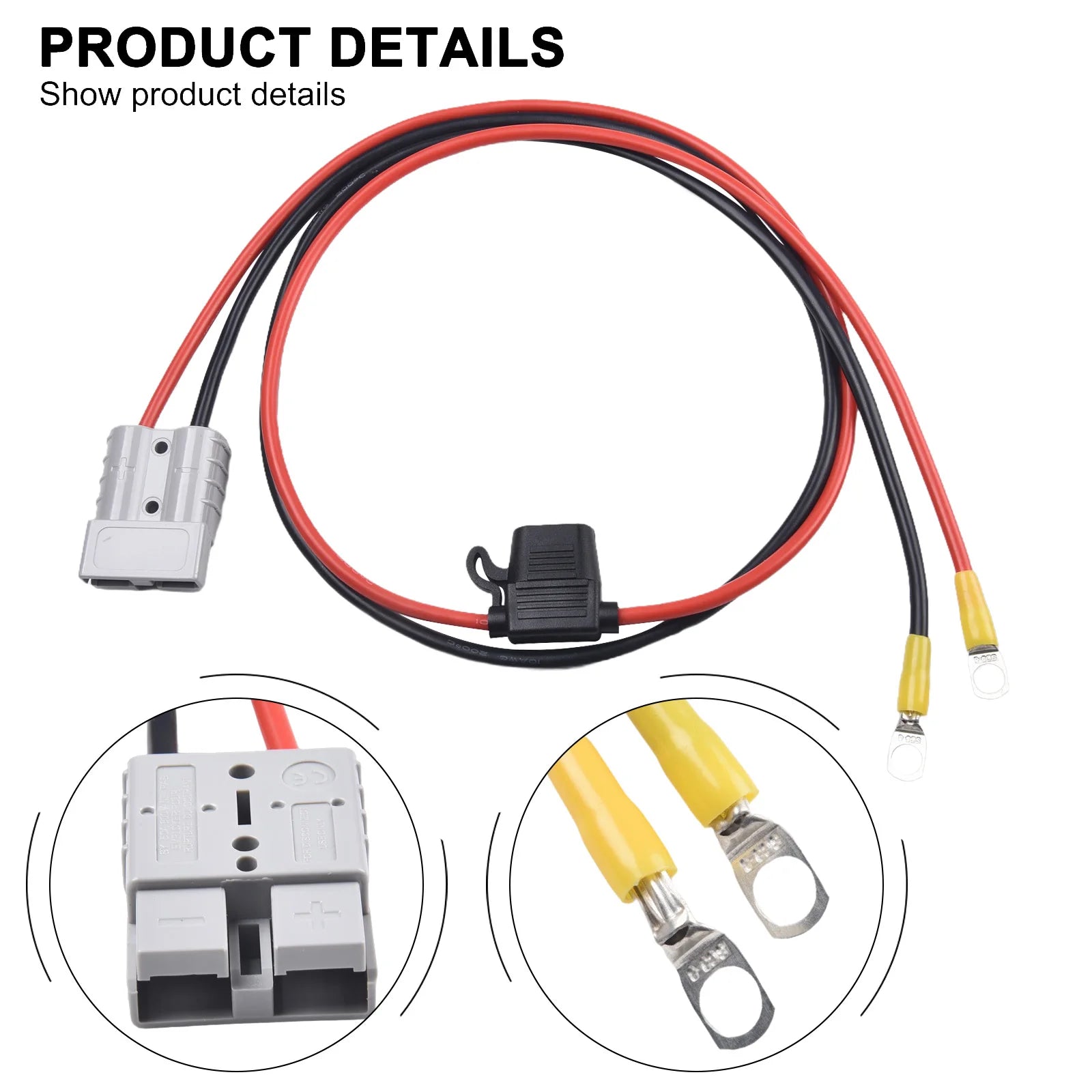 50A 12V Quick Connect Battery Cable Wiring Kit image 26