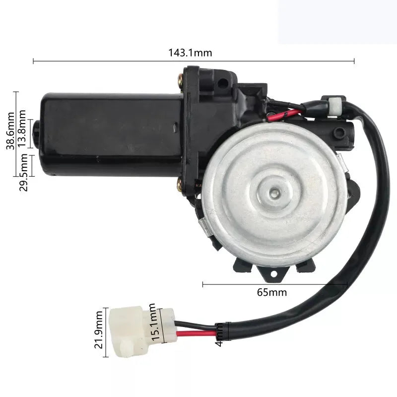Regulator mounting points inside 80 Series door