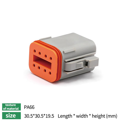 10/50/100 Sets Deutsch DTM/DT/DTP/DTF Automobile Connector Plug&Socket Male&Female Terminal DTM04-2/3/4/6/8/12 DTM06-2/3/4/6/8S Tuck's Performance