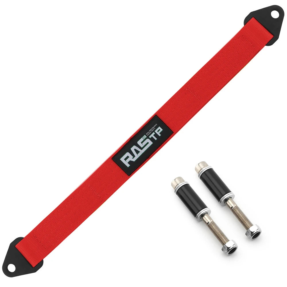 10in-26in Red Woven Thickened Four-layer Limit Straps for Off-road Prevent Damage To Suspension And Driveline Components TD002 Tuck's Performance