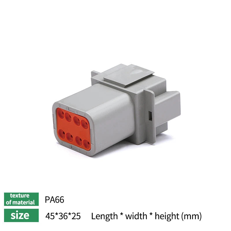 10/50/100 Sets Deutsch DTM/DT/DTP/DTF Automobile Connector Plug&Socket Male&Female Terminal DTM04-2/3/4/6/8/12 DTM06-2/3/4/6/8S Tuck's Performance