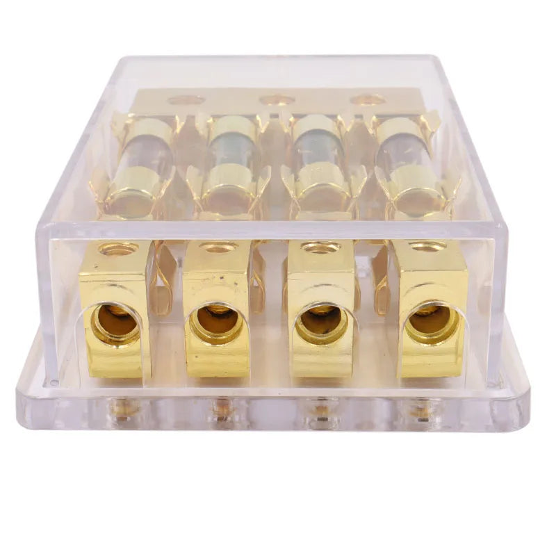 AGU Fuse Distribution Block - 1 In, 2 to 4 Out, 60A Tucks Performance