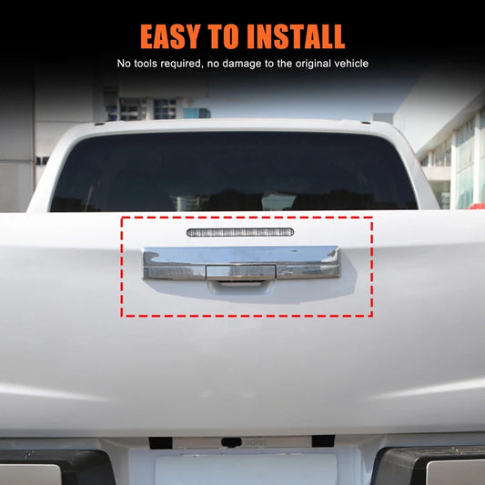 For Mitsubishi L200 2019-2023 Triton rear tailgate handle sticker car rear quarter panel door handle decorative protective cover Tuck's Performance