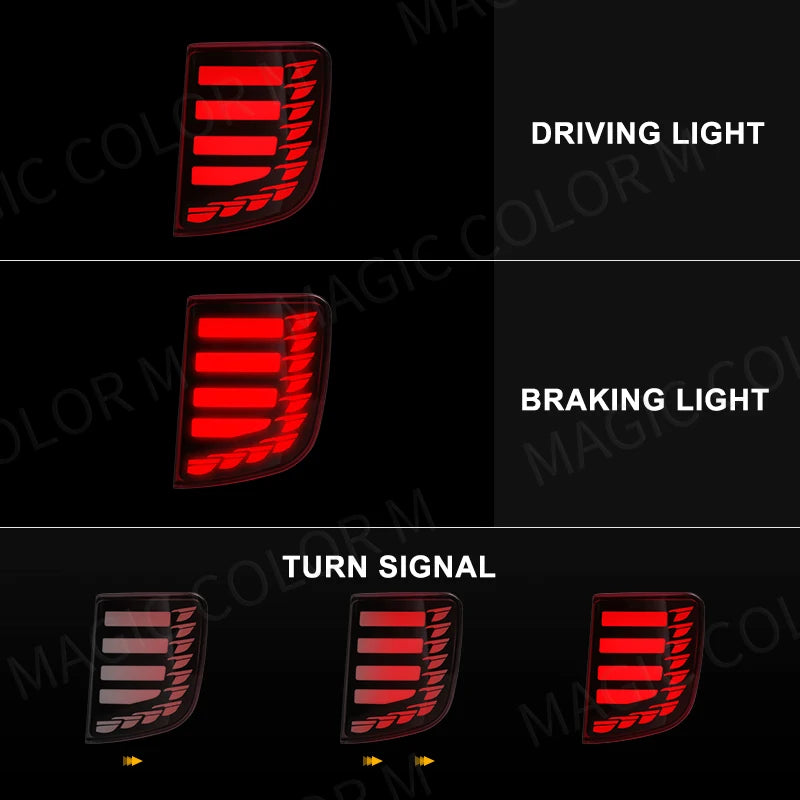 Design B rear reflector light pattern