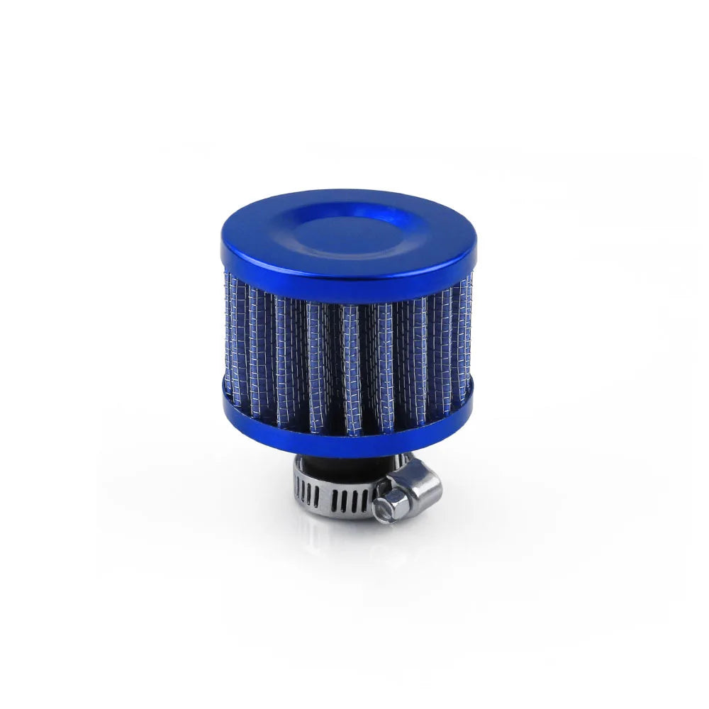 Universal Interface Car Air Filters 12mm For Motorcycle Cold Air Intake High Flow Crankcase Vent Cover Mini Breather Filters Tuck's Performance