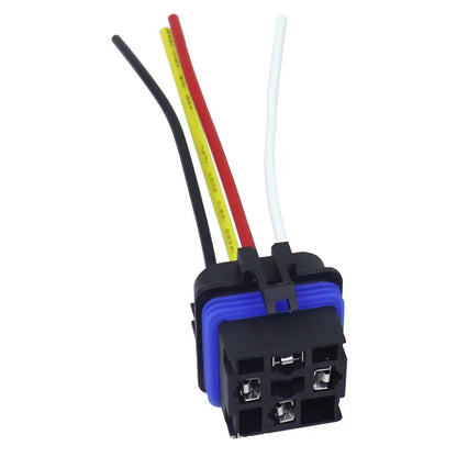 40A 80A 4 5 Pin Automotive Relay Socket Harness Connector  Relay Base Seat for 12V 24V 4Pin 5Pin Auto Relay Tuck's Performance
