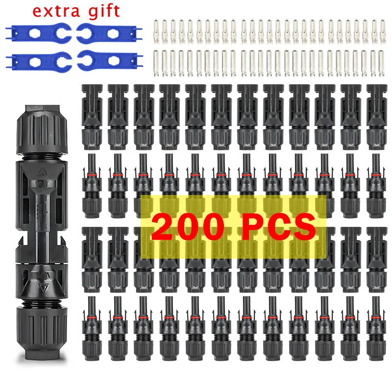 Solar Panel Connectors - 1000V 30A, 2.5 to 6mm² Tucks Performance