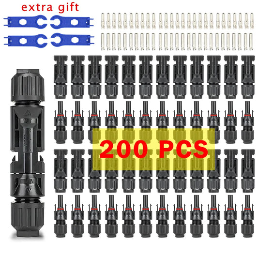 Solar Panel Connectors - 1000V 30A, 2.5 to 6mm² Tucks Performance