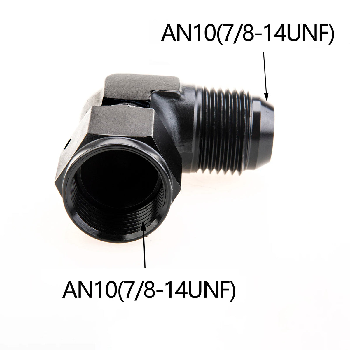 1Pc Aluminum AN6 AN8 AN10 Male To AN Female 90 Degree Swivel Coupler Union Apapters Fitting Fuel Oil Transformation Fittings Tuck's Performance