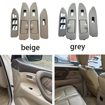 For LC100 FJ100 Interior Wooden Window Switch Lifter Panel Cover for Toyota Land Cruiser 100 1998 2002 Additions Without Battery Tuck's Performance