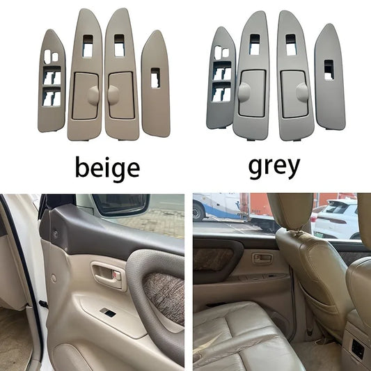 For LC100 FJ100 Interior Wooden Window Switch Lifter Panel Cover for Toyota Land Cruiser 100 1998 2002 Additions Without Battery Tuck's Performance