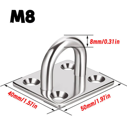M5, M6 and M8 thread sizes compared