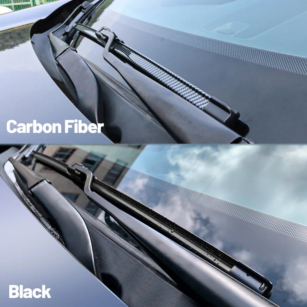2pcs Front Windshield Windscreen Wiper Blades Carbon Fibre Wiper For Suzuki Jimny JB23 JB43 JB33 JB53 JB74 JB64 Sierra 1998-2023 Tuck's Performance
