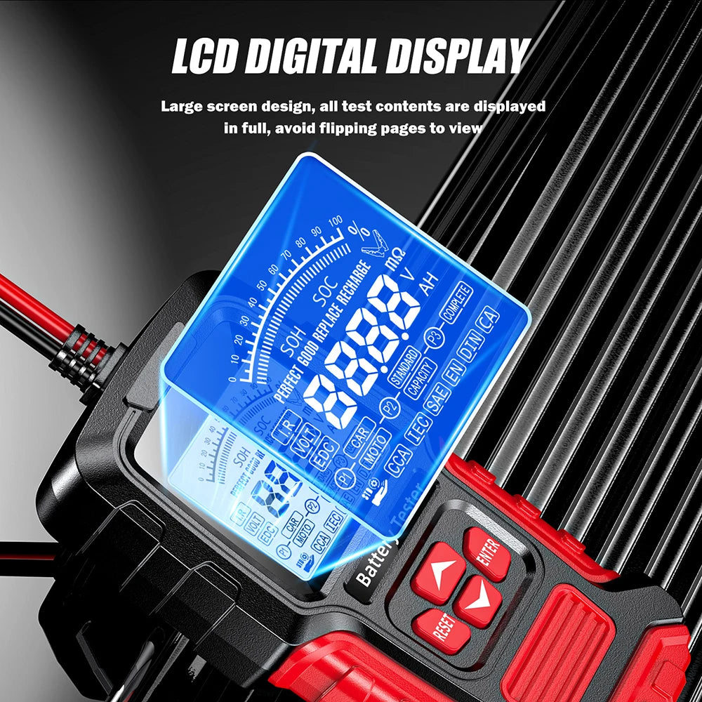 12V/24V LCD Battery Tester & Analyzer - product image 9